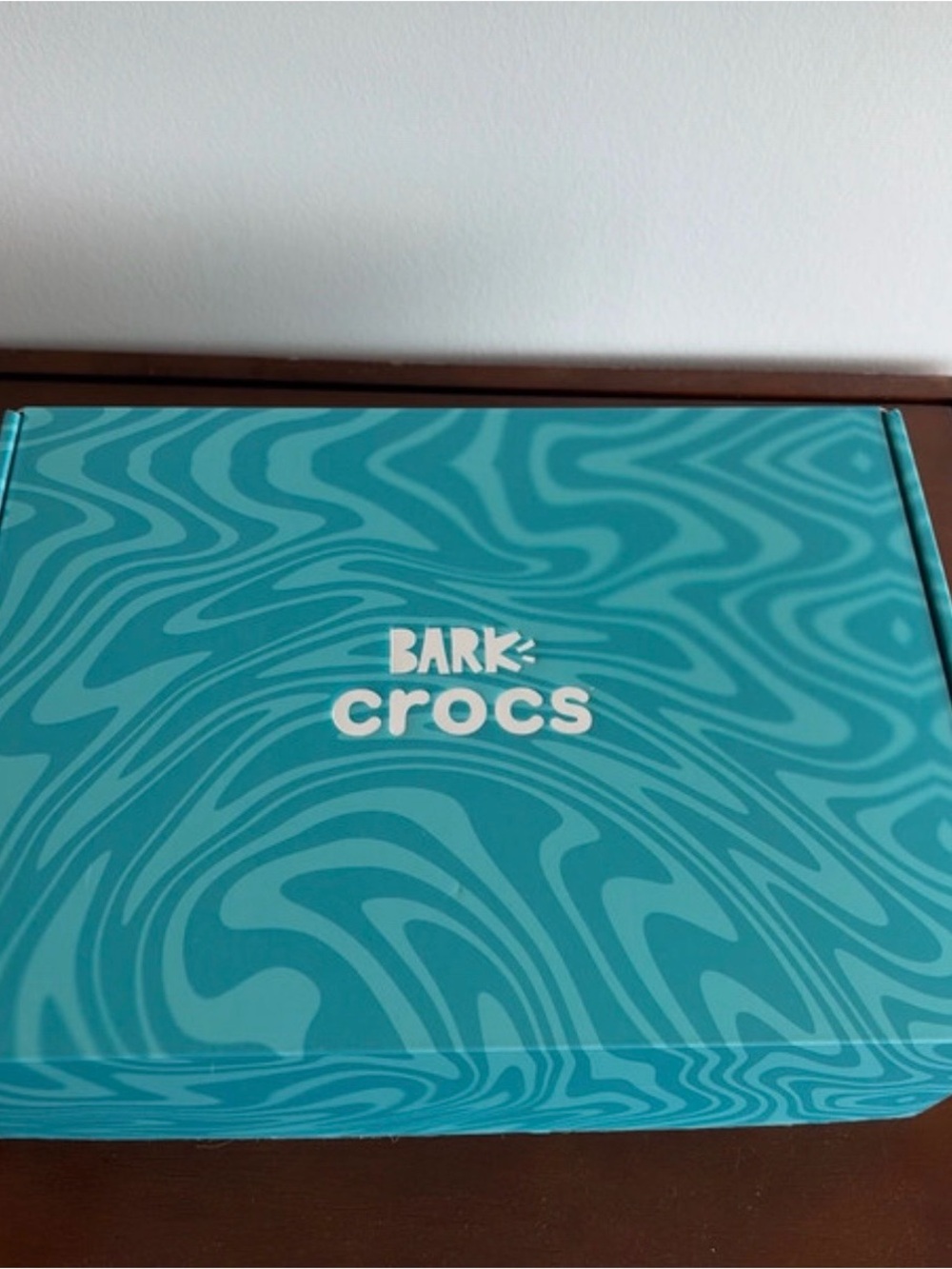 Bark Teal Swirl Branded Box